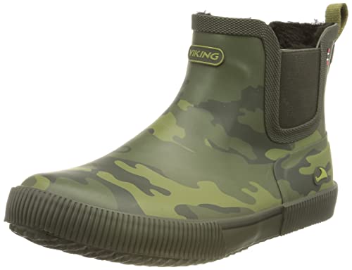 Viking Damen Stavern Urban Winter Kurzschaft Gummistiefel, Camouflage, 39 EU von Viking