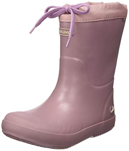 Viking Mädchen Indie Thermo Wool Gummistiefel, Rosa (Dusty Pink), 25 EU von Viking