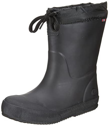 Viking Unisex Indie Thermo Wool Gummistiefel, Black von Viking