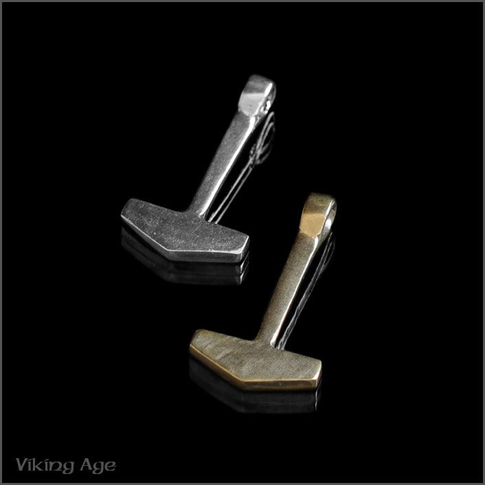 Einfacher Bronzener Thorshammer Anhänger Aus Dänemark Einfacher Bronzener Thorshammer Anhänger Aus Dänemark von VikingAgeStore
