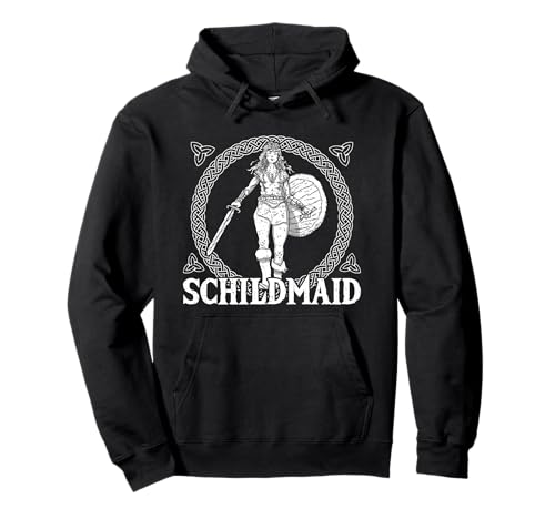 Wikinger Schildmaid Kostüm Damen, Kriegerin Wikinger Frauen Pullover Hoodie von Vikinger Kleidung, Valhalla & Nordische Mythologie