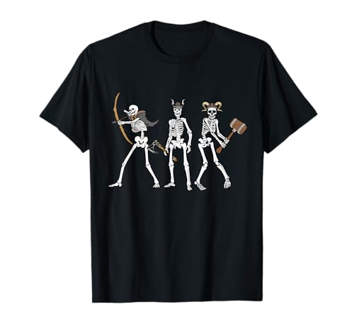 Vikings Skelett Halloween Kostüm Valhalla Lustig Gruselige Jungen T-Shirt Vikings Skelett Halloween Kostüm Valhalla Lustig Gruselige Jungen T-Shirt von Vikings Skeleton Halloween Costume Valhalla Funny