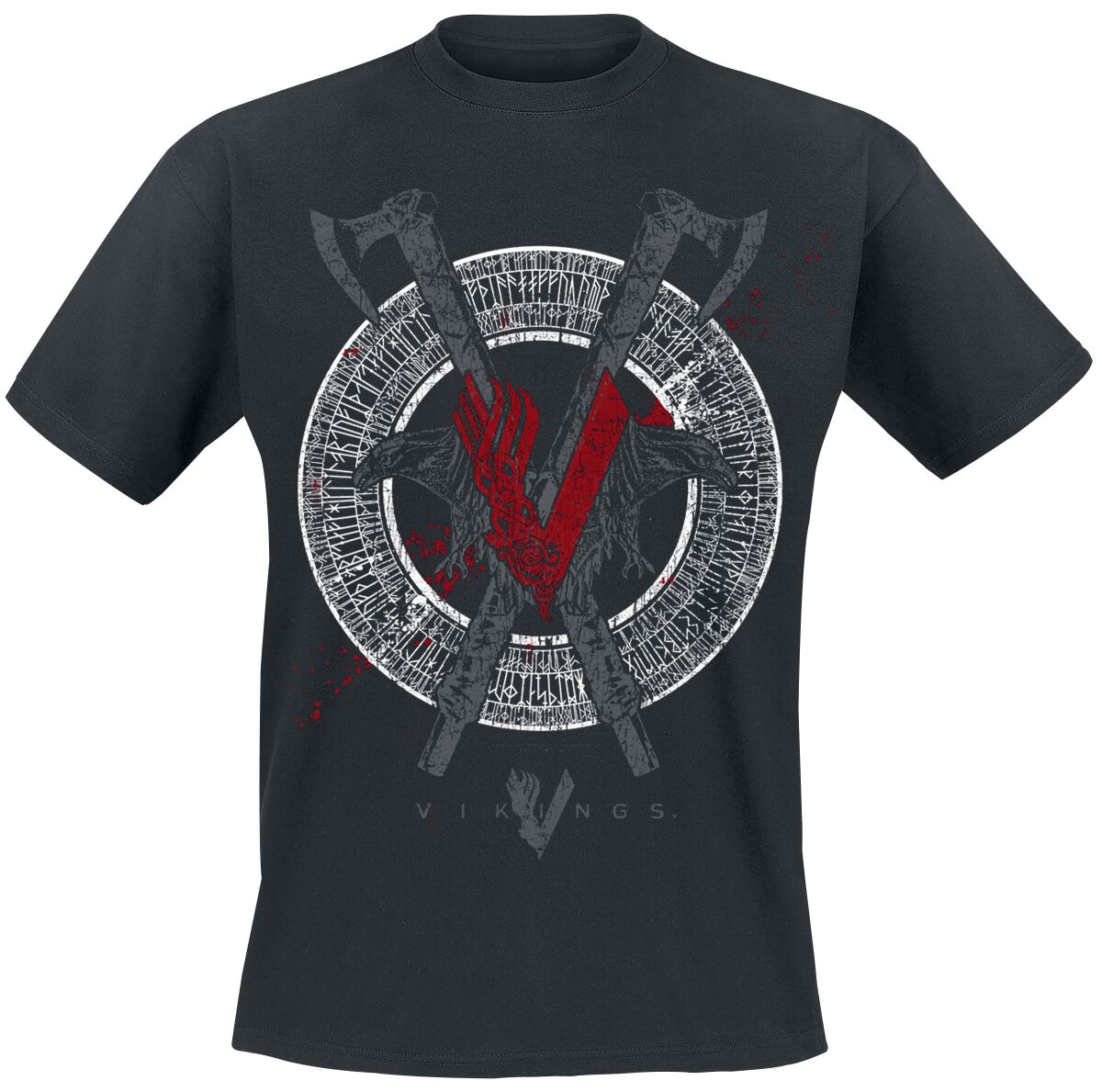 Vikings Odin T-Shirt schwarz in 4XL von Vikings