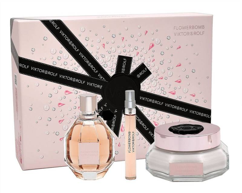 Viktor & Rolf Duft-Set VIKTOR & ROLF FLOWERBOMB EDP 100ML + BL 200ML+ EDP 10ML, 3-tlg. von Viktor & Rolf
