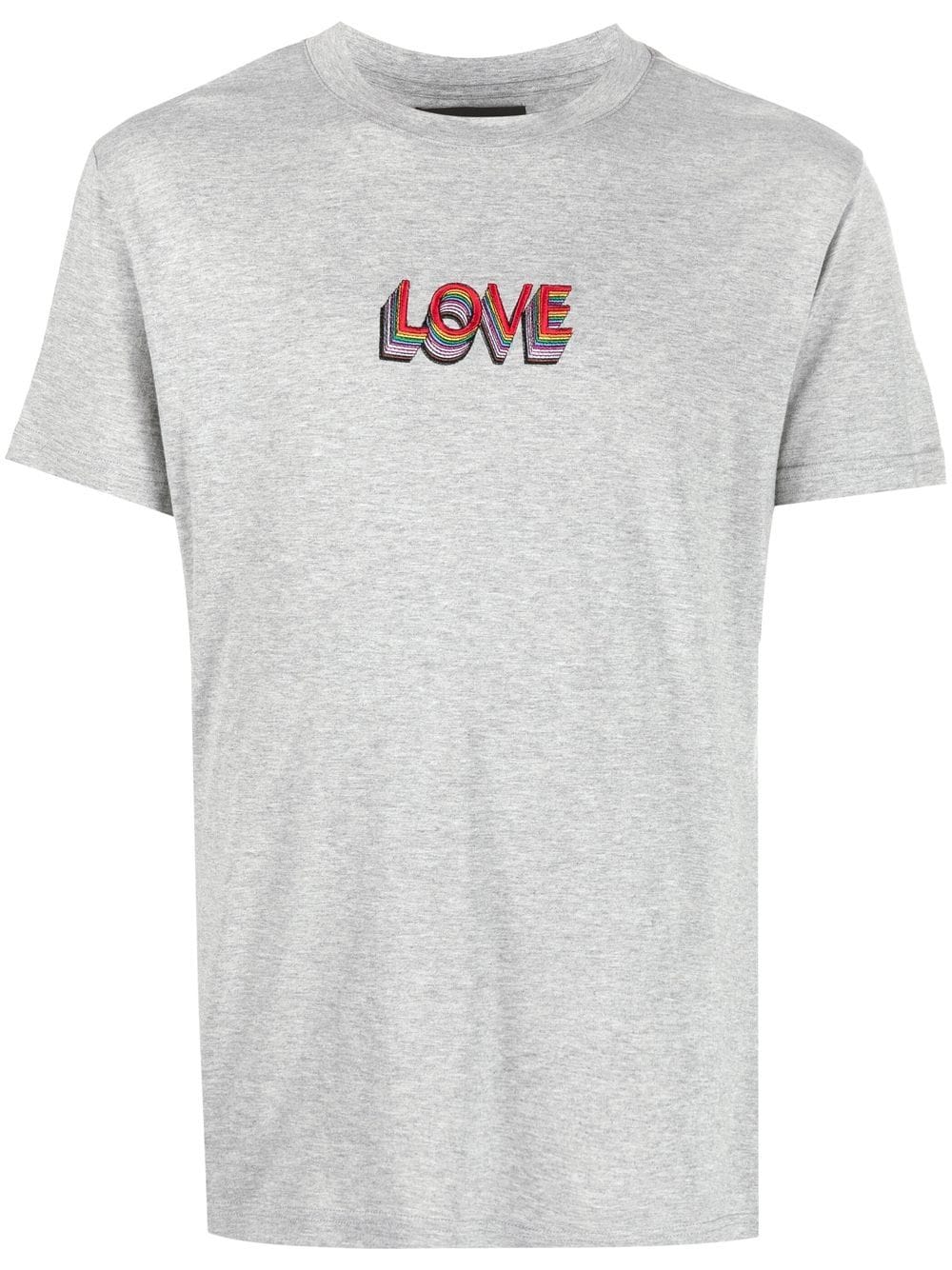 Viktor & Rolf T-Shirt mit "Love"-Print - Grau von Viktor & Rolf