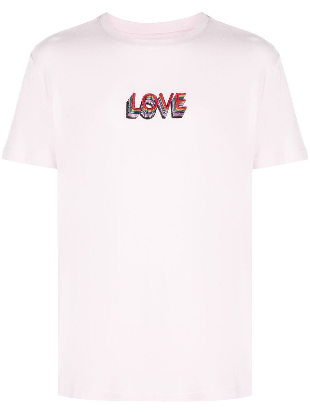 Viktor & Rolf T-Shirt mit "Love"-Print - Rosa von Viktor & Rolf