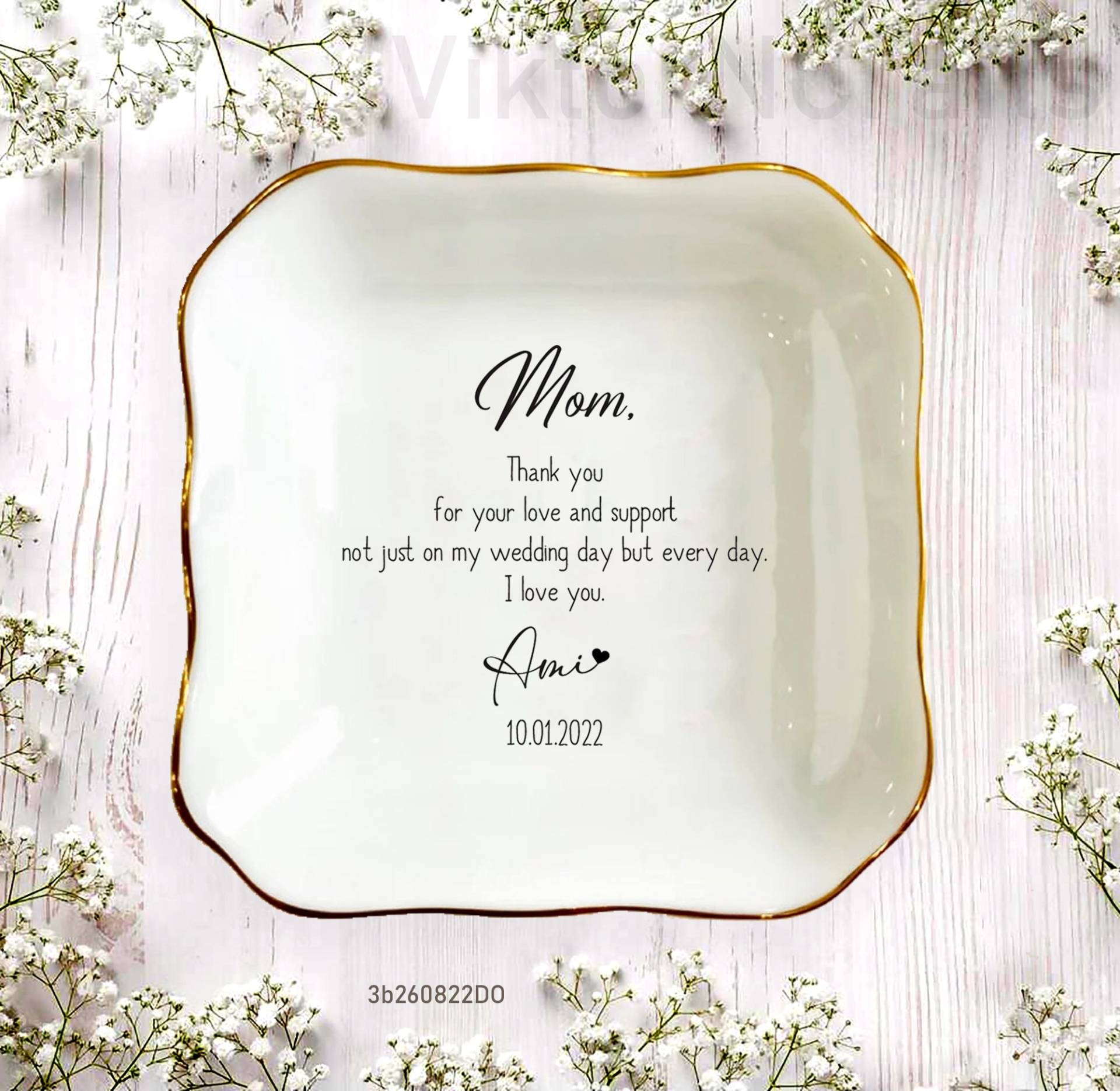 Benutzerdefinierte Mutter Schmuck Schale-Personalisierte Ring Tablett, Der Braut Geschenk Von Am Hochzeitstag von ViktorNCrafts