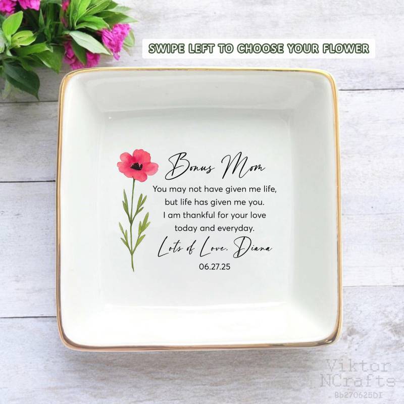Das Leben Hat Mir Sie Bonus Mom Ring Gericht-Personalisierte Mutter Schmuck Gericht-Mutter Im Schwiegermutter Hochzeit Gericht-stiefmutter Der von ViktorNCrafts