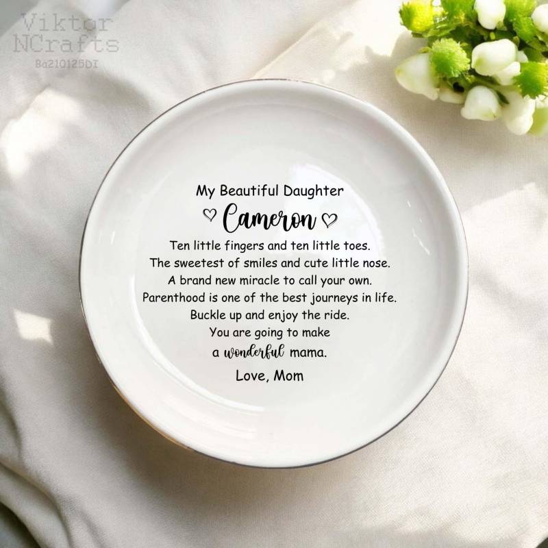 Tochter Ring Schale, Erwarte Mutter Geschenke Für Schwangere von ViktorNCrafts