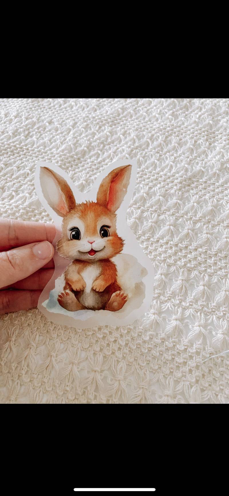 Bügelbild Hase /Kindermotiv/ Aufdruck Oberteil Bügelbild Hase /Kindermotiv/ Aufdruck Oberteil von ViktorijaHandmadShop