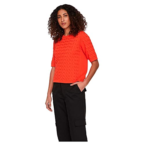 VICHAO O-Neck 2/4 Cable Knit TOP/SU-NOOS von Vila