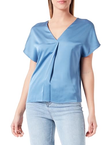 VIELLETTE V-Neck S/S Satin TOP - NOOS von Vila