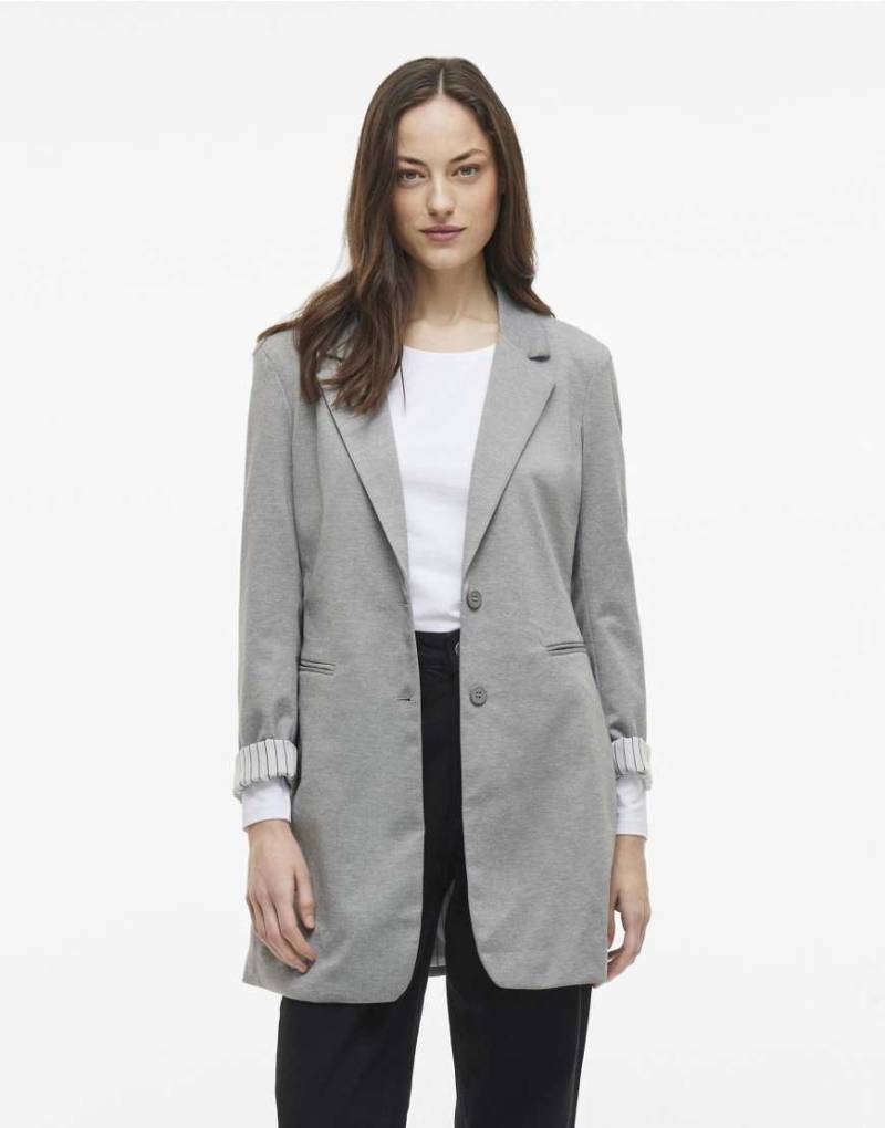 Vila - Blazer in Hellgrau von Vila