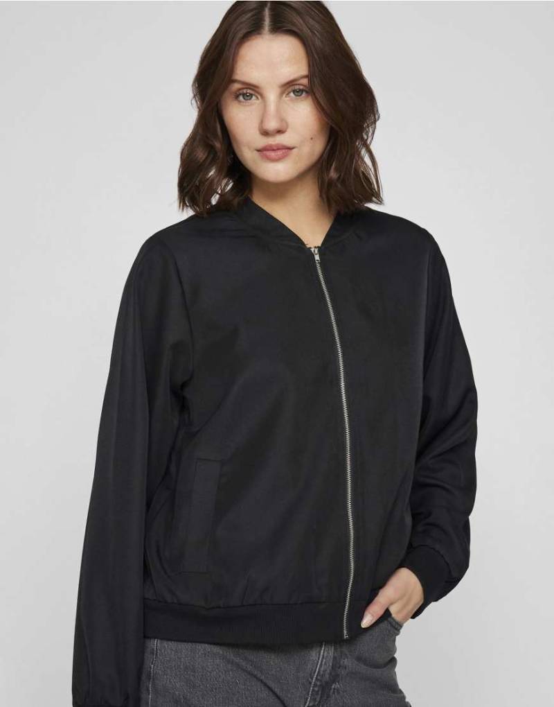 VILA - Bomberjacke in Schwarz von Vila