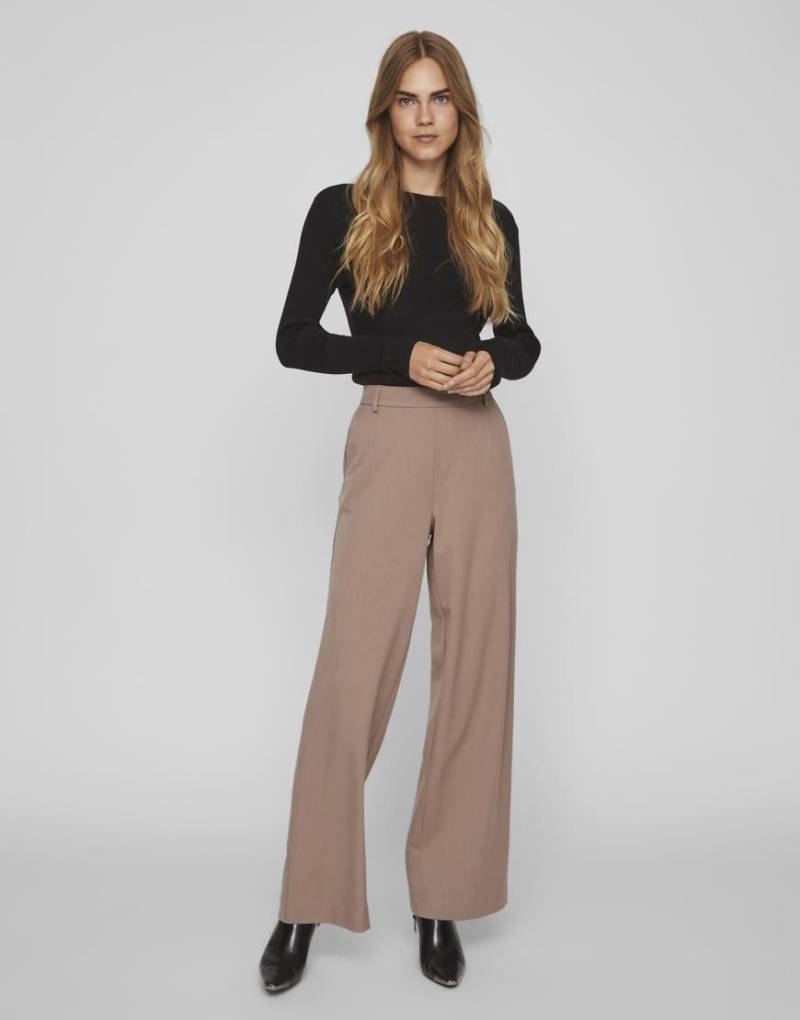 VILA - Hose in Braun mit weitem Bein von Vila