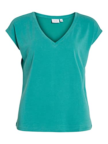 VIMODALA V-Neck S/S TOP/SU - NOOS (as3, Alpha, l, Regular, Regular, Alhambra) von Vila