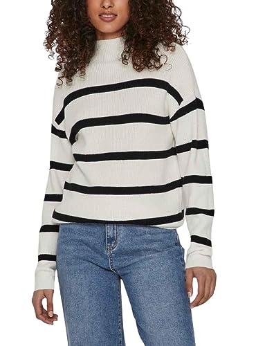 VIRIL Mockneck L/S Knit Rib TOP 2- NOOS von Vila