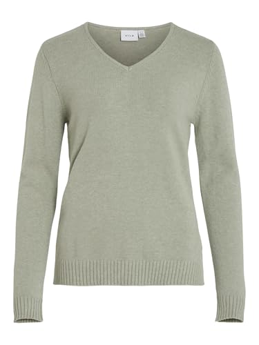 VIRIL V-Neck L/S Knit TOP - NOOS von Vila