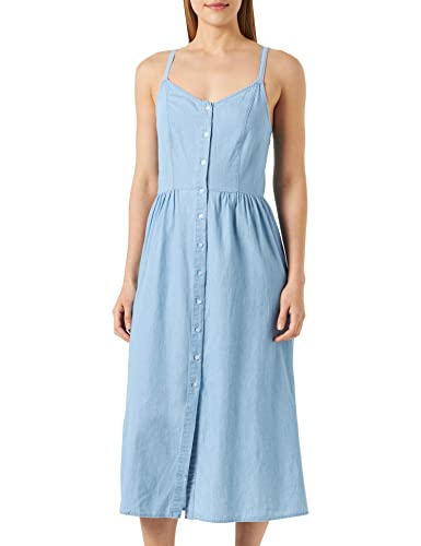 VIZIA Strap MIDI Denim Dress - NOOS von Vila