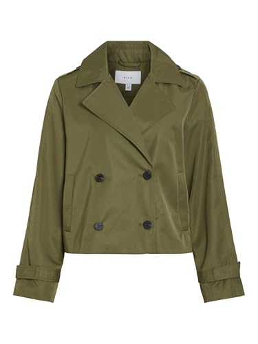 Viaddison L/S Short Trenchcoat von Vila