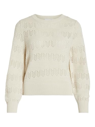 Vicattia L/S Pointelle Knit Top - Noos von Vila