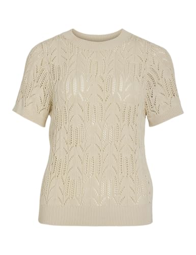 Vicotti S/S O-Neck Knit Top - Noos von Vila
