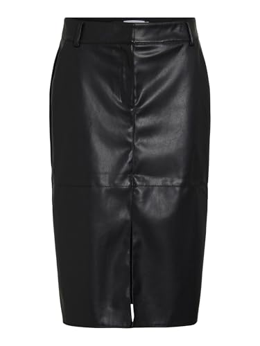 Vidagmar Hw Midi Coated Skirt - Noos von Vila
