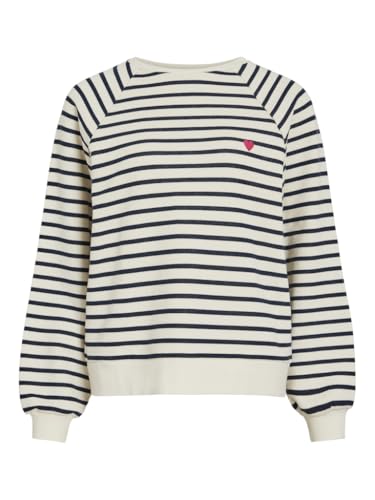 Viheather L/S Striped Sweat von Vila
