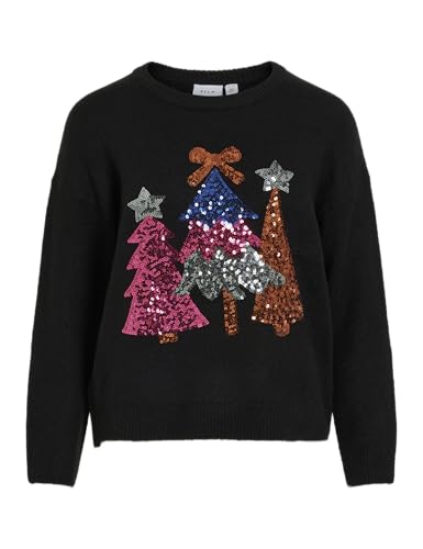 Viholly L/S O-Neck Christmas Knit Top Viholly L/S O-Neck Christmas Knit Top von Vila