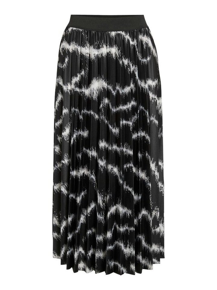 Vila A-Linien-Rock VINITBAN PRINT MIDI SKIRT von Vila
