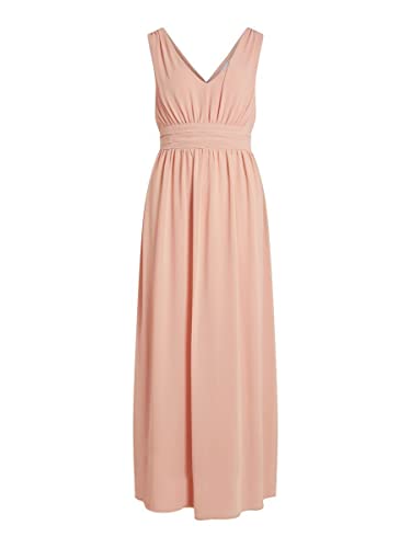 Vila Abendkleid VIMILINA Long Dress/SU - NOOS (as3, Numeric, Numeric_40, Regular, Regular, Misty Rose) von Vila