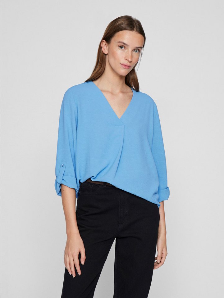 Vila Blusenshirt VIJOSA 3/4 V-NECK TOP - NOOS von Vila