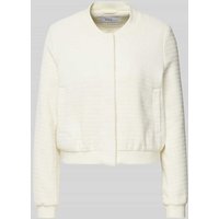 Vila Bomberjacke mit Strukturmuster Modell 'ARYL' in Offwhite, Größe 40 von Vila