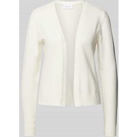 Vila Cardigan mit gerippten Abschlüssen in Offwhite, Größe XS von Vila