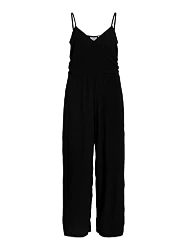 Vila Damen Jumpsuit VIMAJE STRAP JUMPSUIT (XL, black) von Vila