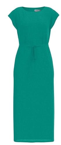 Vila Damen Kleid VIBORNEO Boat Neck MIDI Dress (as3, Alpha, l, Regular, Regular, Alhambra) von Vila