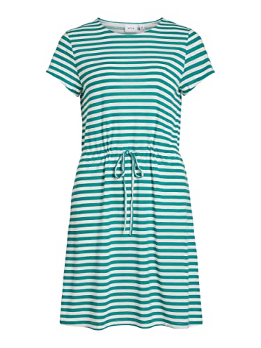 Vila Damen Kleid VIMOONEY S/S String Dress /1/KA (as3, Alpha, m, Regular, Regular, Alhambra 1) von Vila