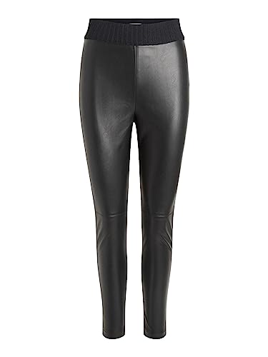 Vila Damen Leggings Dagmar schwarz 36 von Vila