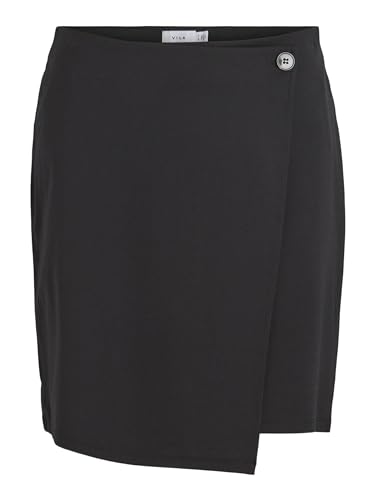 Vila Damen Rock VISAVANNAH Short Skirt/SU (L, Black) von Vila