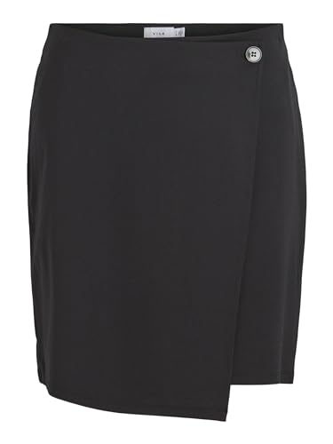 Vila Damen Rock VISAVANNAH Short Skirt/SU (XL, Black) von Vila