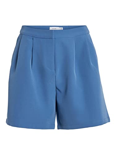 Vila Damen Short VIKAMMA HW Shorts - NOOS (as3, Numeric, Numeric_34, Regular, Regular, Federal Blue) von Vila