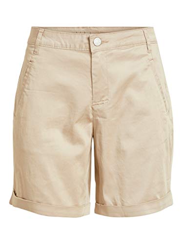 Vila Damen VICHINO RWRE New NOOS Shorts, Soft Camel, 34 EU von Vila