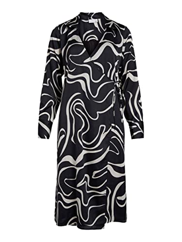 Vila VIJULIE IDA L/S MID Calf WRAP Dress von Vila