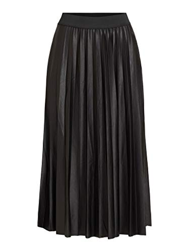 Vila Damen Vinitban Skirt/Su - Noos Rock, Black, M EU von Vila