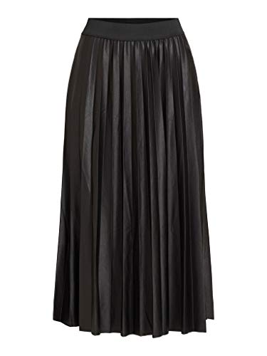 Vila Damen Vinitban Skirt/Su - Noos Rock, Schwarz, XL EU von Vila