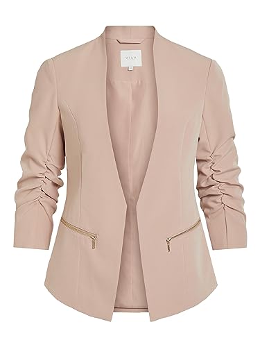 Vila Damen Vijoy 3/4 - Noos Blazer, Misty Rose, 42 EU von Vila