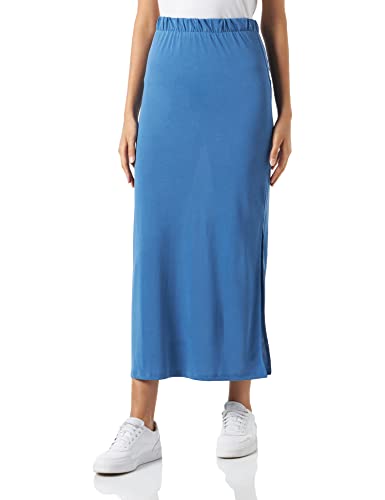 Vila Damen Vimodala Hw Skirt/Su - Noos Maxirock, Federal Blue, XL EU von Vila