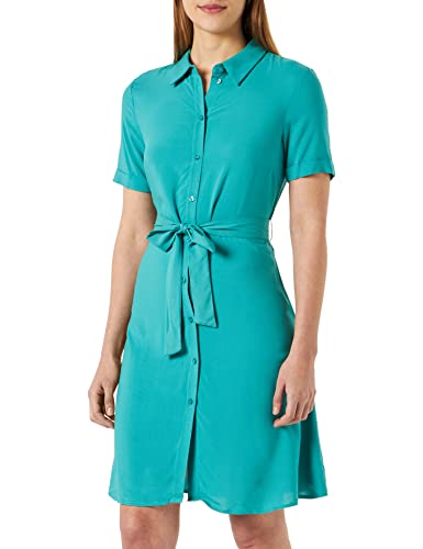 Vila Damen Vipaya S/S Shirt Dress/Su - Noos Kleid, Alhambra, 44 EU von Vila