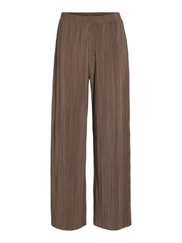 Vila Damen Viplisa Hw Wide Pants - Noos Hose, Fossil, XS von Vila