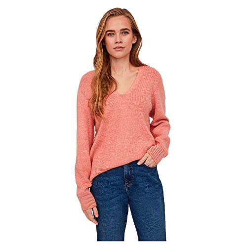 VIRIL Multi V-Neck L/S Knit TOP - NOOS von Vila